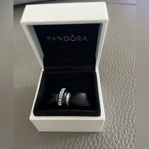 Pandora Black and Silver Raiders Charm
